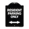 Signmission Reserved Parking Resident Parking Heavy-Gauge Aluminum Architectural Sign, 24" x 18", BW-1824-23039 A-DES-BW-1824-23039 - alternate 1